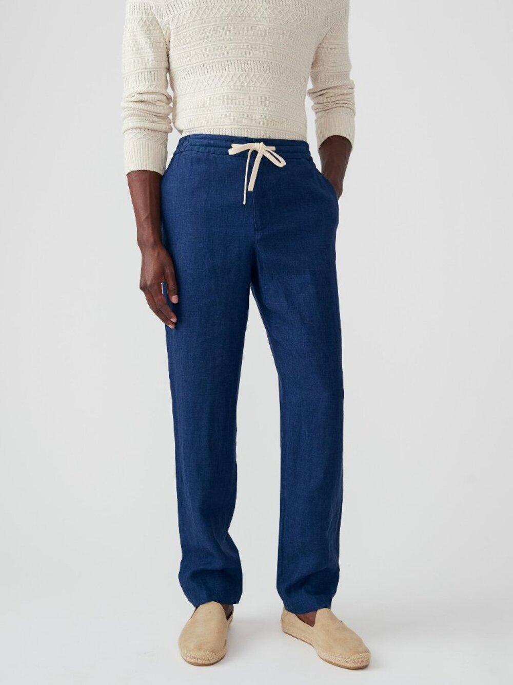 J McLaughlin Callistair Linen Pants - Navy NEW